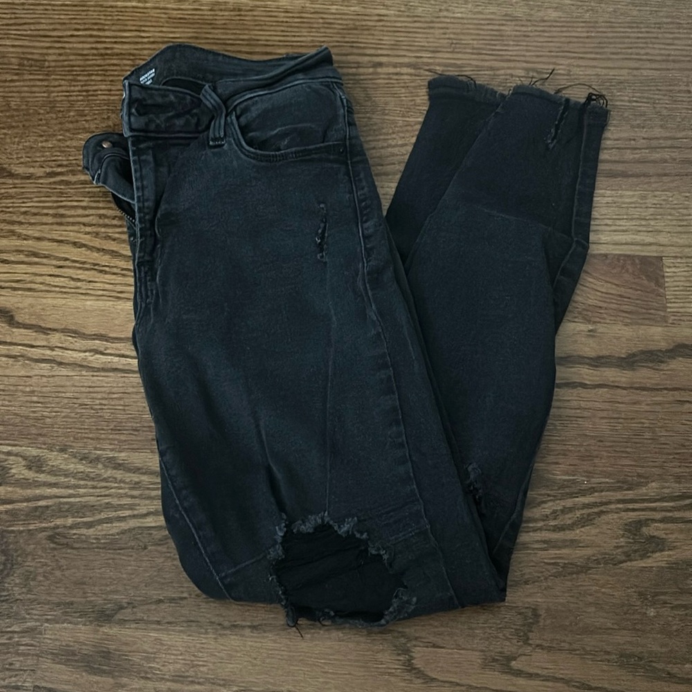 Old Navy Black rockstar, super skinny ankle